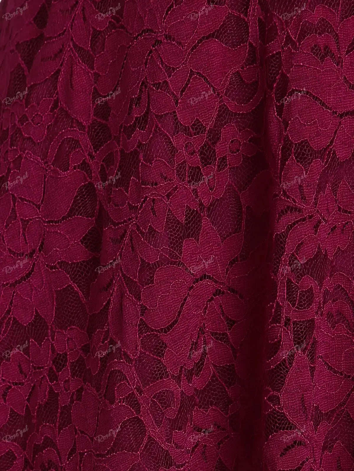 ROSEGAL Blouse à Lacets Bouclée Grande Taille & Courbes pour Femmes, T-shirts à Col, Mode Printemps Été, Nouveaux Tops