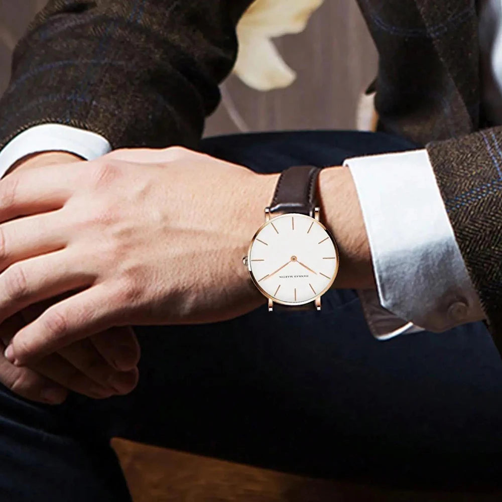 Montre homme or rose