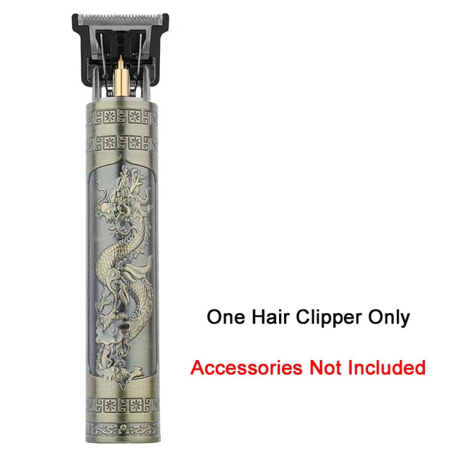 Vintage Cordless Hair Cutting Machine Portable Hair Clipper Electric Hair Trimmer USB Fast Charging Shaver Barber For Hairdresse