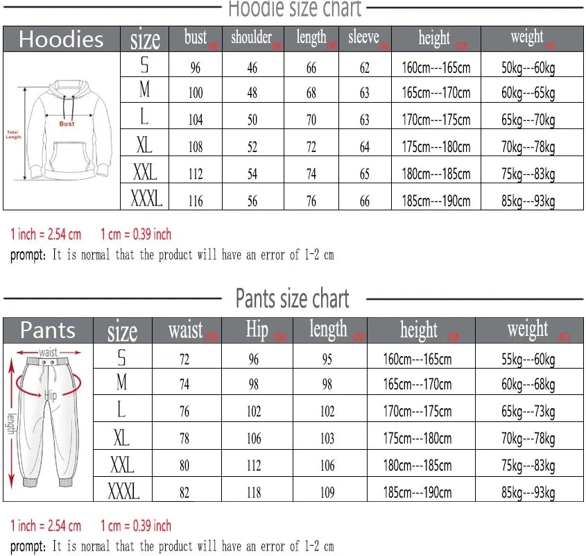 Men's Velvet Thickened Sports Set New York Letter Printed Spring and Autumn Hoodie Set Long Sleeve Casual Comfortable Pocket Hoo