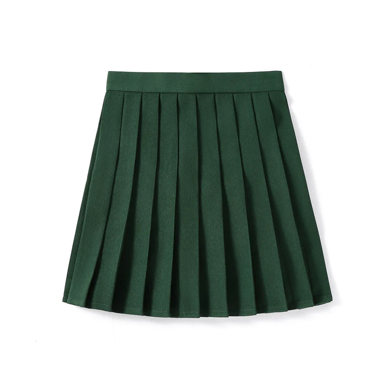 High Waist Skirt Ladies Summer Clothes Women's A Line Harajuku Korean Style Black Mini Pleated Skirt For School Girl Uniform