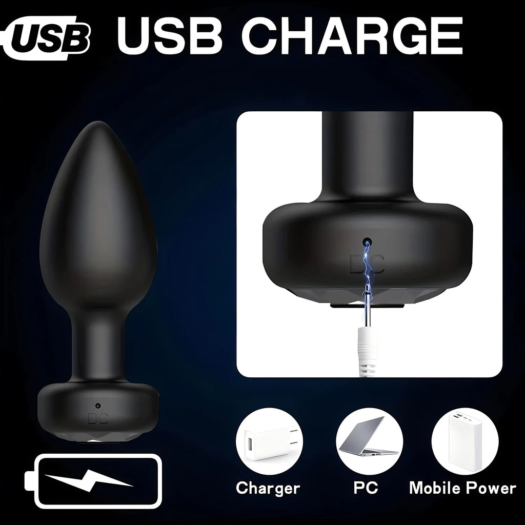 Sexy Toys Anal Plug Butt Vibrator Women/Men Soft Silicone Erotic Anal Plug Training Adults Sex Toys for Couple Women Gay