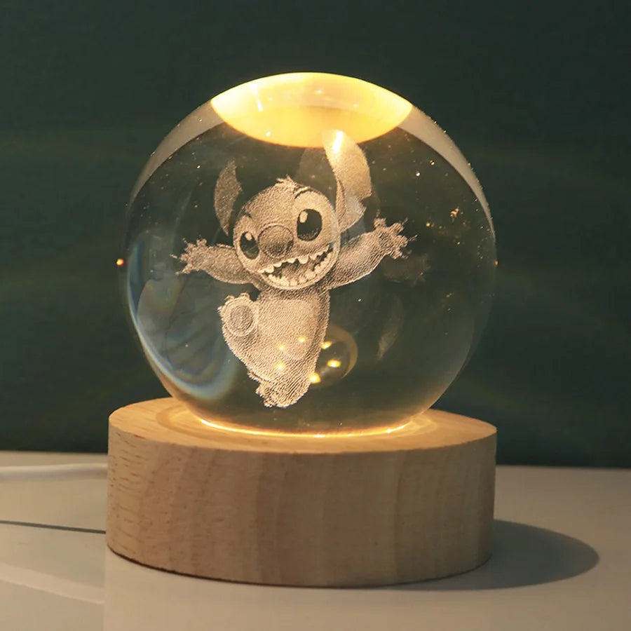3d lampe stitch