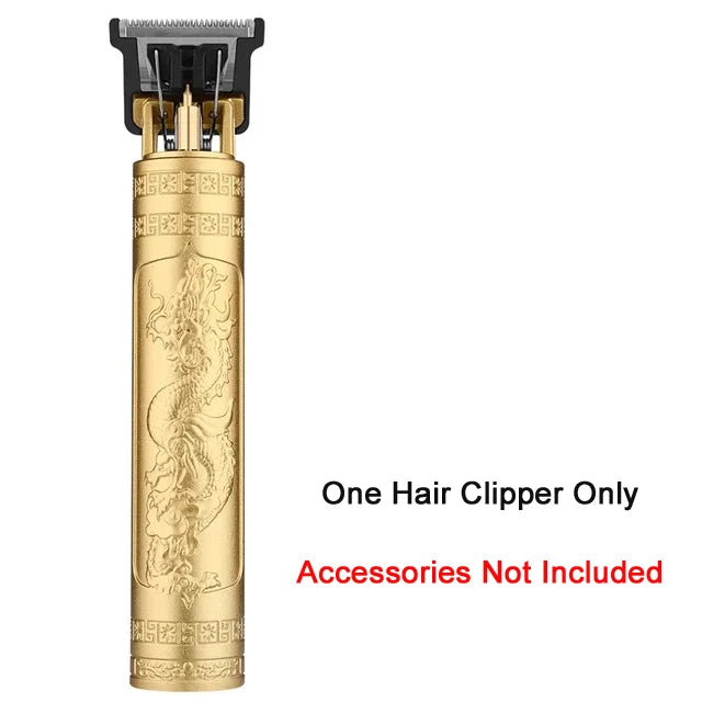 Vintage Cordless Hair Cutting Machine Portable Hair Clipper Electric Hair Trimmer USB Fast Charging Shaver Barber For Hairdresse