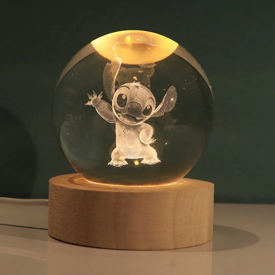 3d lampe stitch