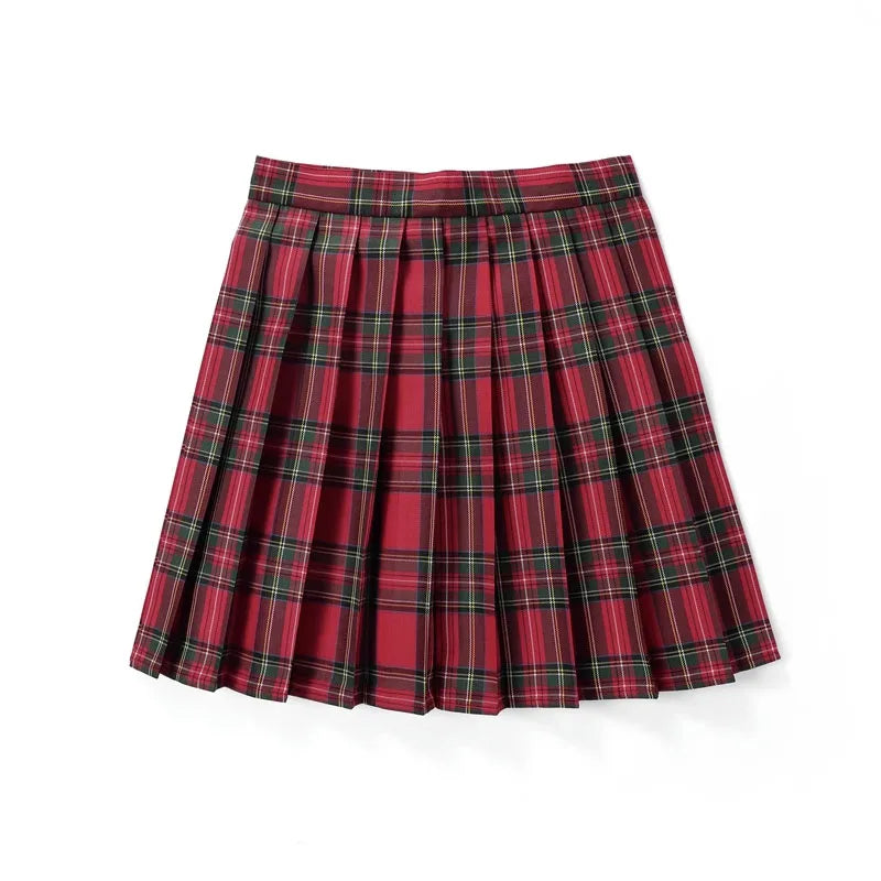 High Waist Skirt Ladies Summer Clothes Women's A Line Harajuku Korean Style Black Mini Pleated Skirt For School Girl Uniform