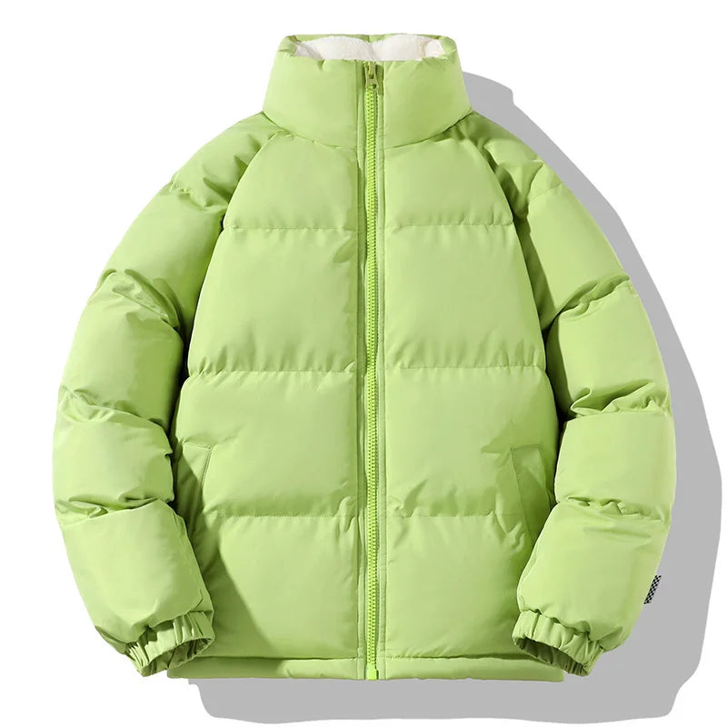 New Velvet Warm and Comfortable Breathable Trend Versatile Windproof Cotton Jacket for Men's Sports and Leisure Warm Jacket