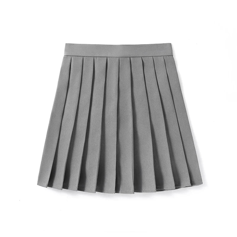High Waist Skirt Ladies Summer Clothes Women's A Line Harajuku Korean Style Black Mini Pleated Skirt For School Girl Uniform