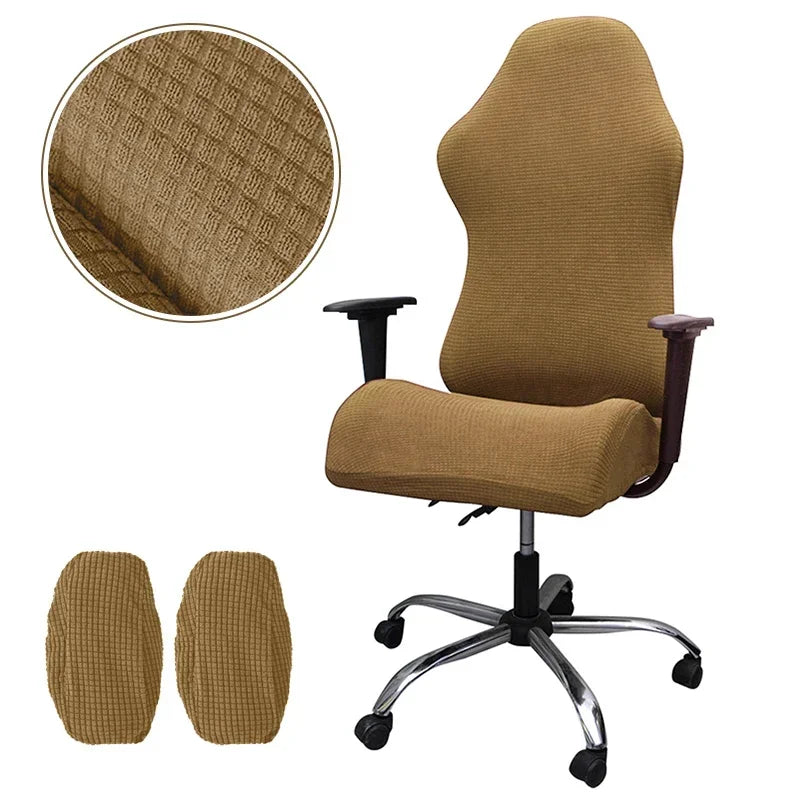 4pc/1 Set Spandex Office Chair Cover Gaming Chair Covers Elastic Armchair Seat Cover Computer Chairs Slipcovers Housse De Chaise
