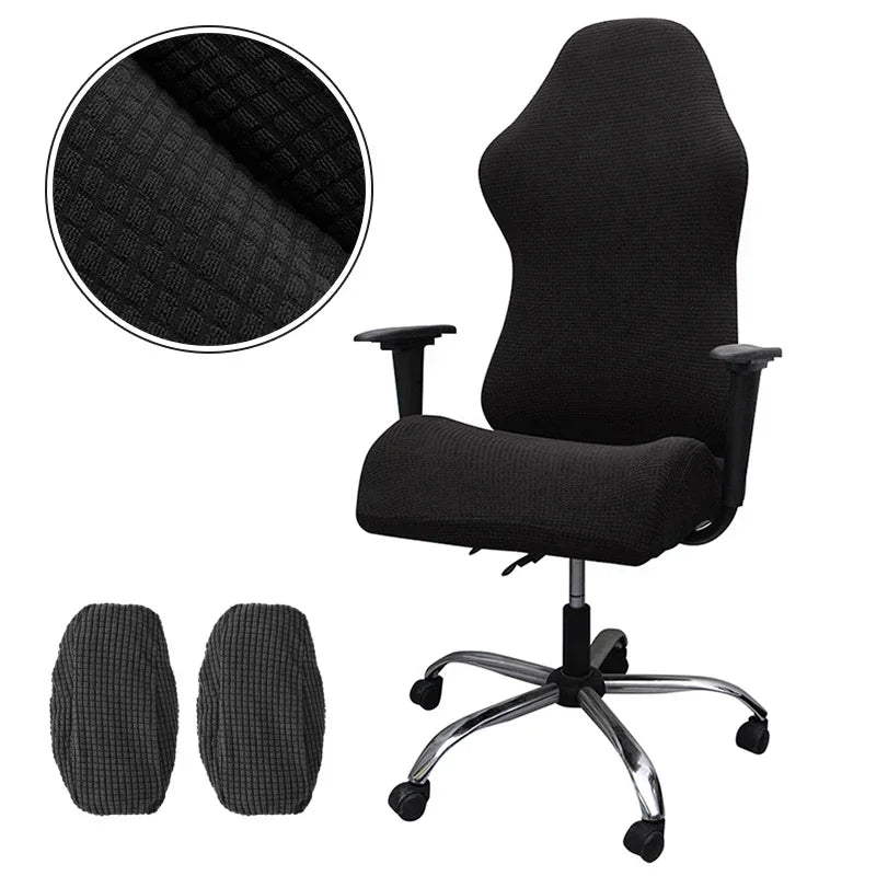 4pc/1 Set Spandex Office Chair Cover Gaming Chair Covers Elastic Armchair Seat Cover Computer Chairs Slipcovers Housse De Chaise