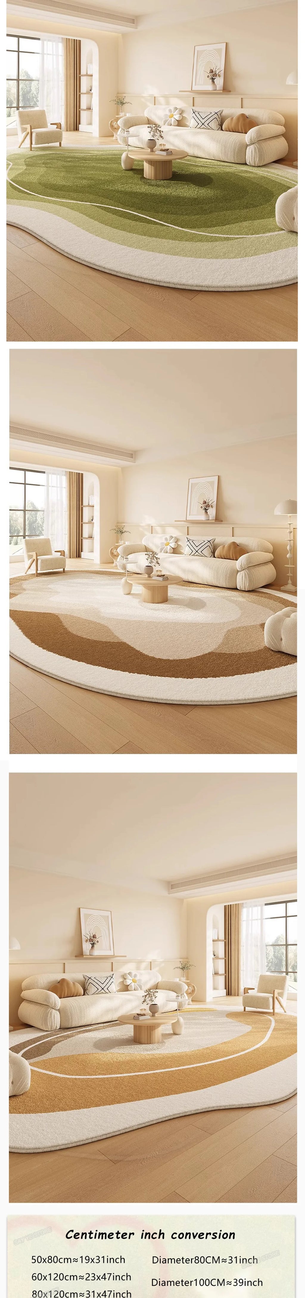 Irregular Gradient Decorate Living Room Carpet Simple Art Bedroom Soft Floor Mat Home Cloakroom Coffee Table Rug Ковер Tapis 러그