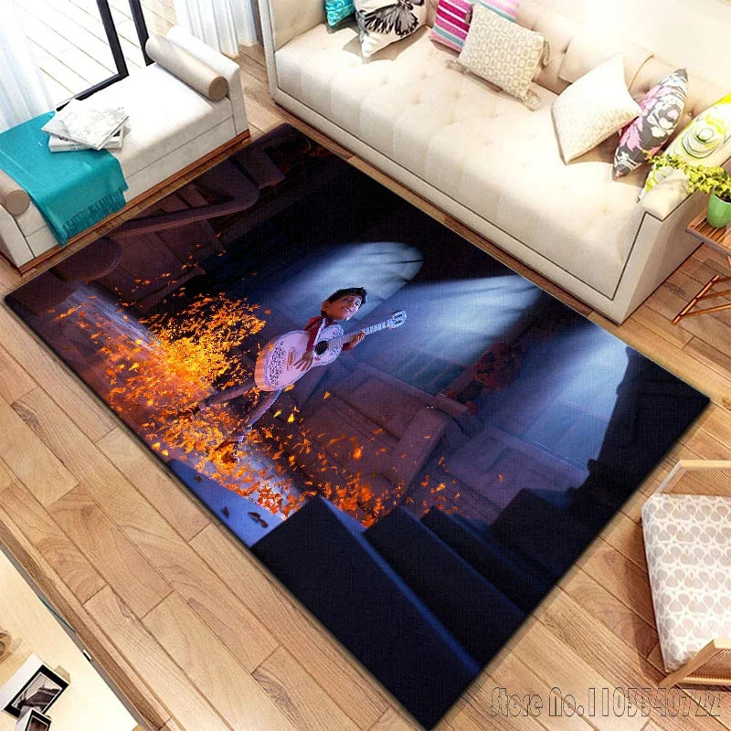 Anime Dream Travel Cartoon Rug Carpets 120x160cm Decor for Living Room Children's Bedroom Sofa Bathroom Kids Floor Mat
