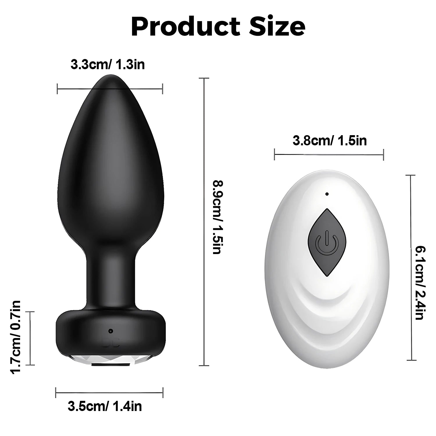 Sexy Toys Anal Plug Butt Vibrator Women/Men Soft Silicone Erotic Anal Plug Training Adults Sex Toys for Couple Women Gay
