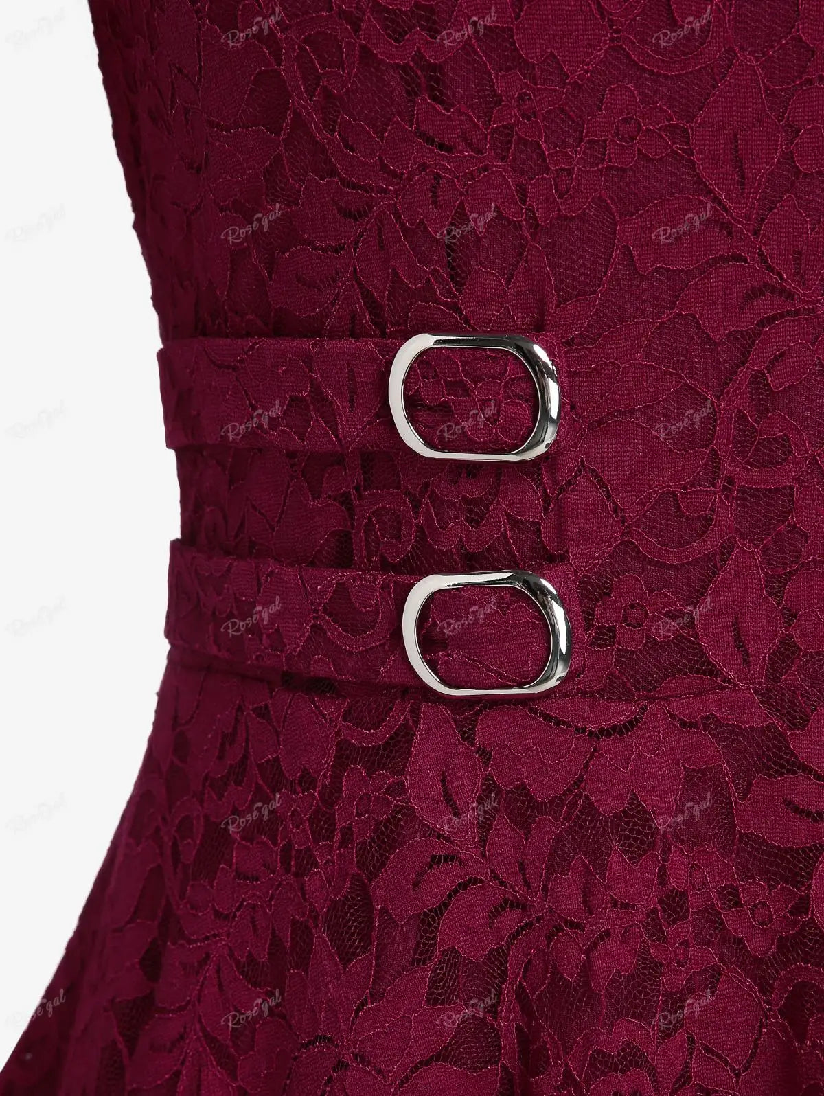 ROSEGAL Blouse à Lacets Bouclée Grande Taille & Courbes pour Femmes, T-shirts à Col, Mode Printemps Été, Nouveaux Tops