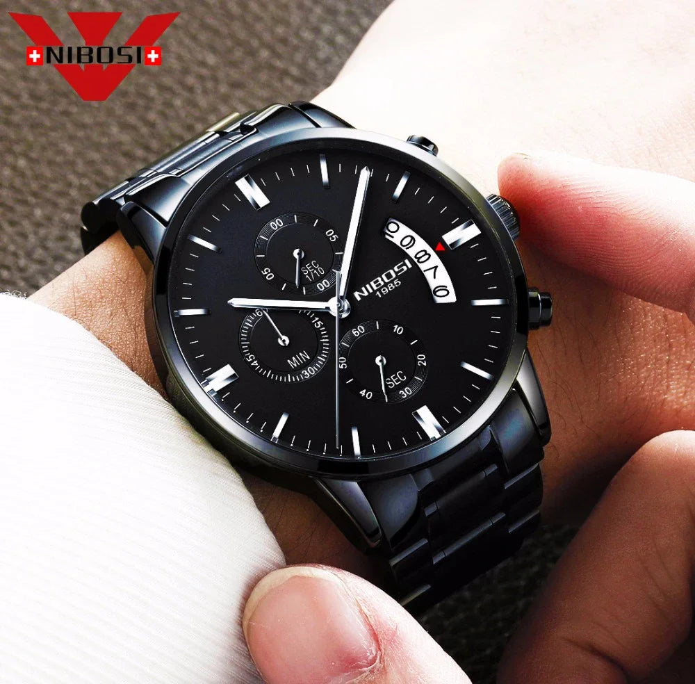 NIBOSI Bracelet montre homme fashion
