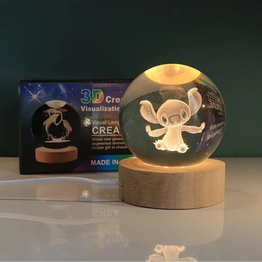 3d lampe stitch