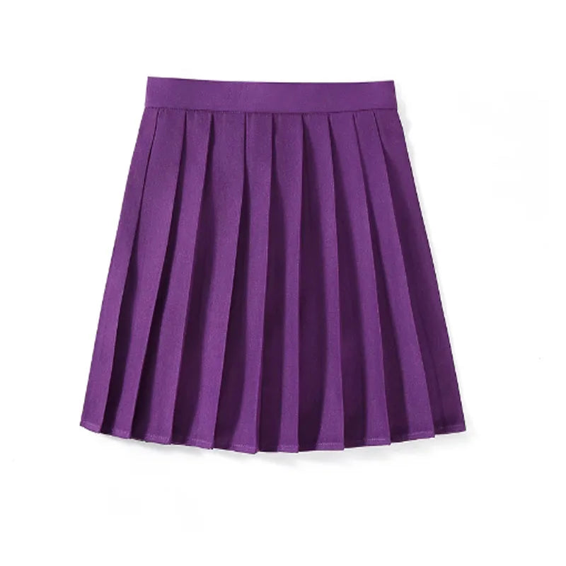 High Waist Skirt Ladies Summer Clothes Women's A Line Harajuku Korean Style Black Mini Pleated Skirt For School Girl Uniform