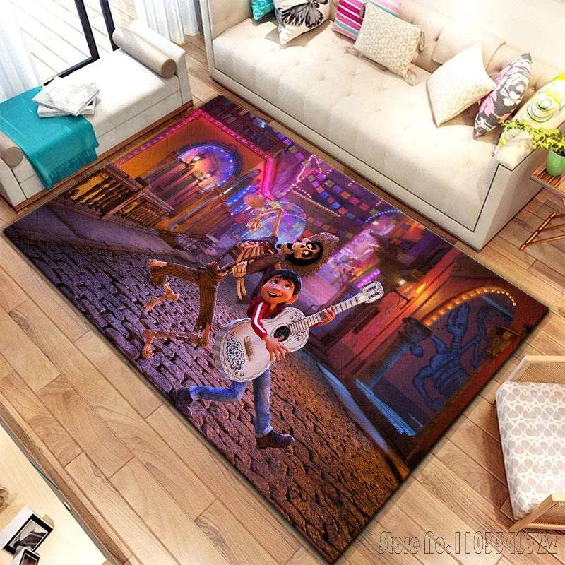 Anime Dream Travel Cartoon Rug Carpets 120x160cm Decor for Living Room Children's Bedroom Sofa Bathroom Kids Floor Mat