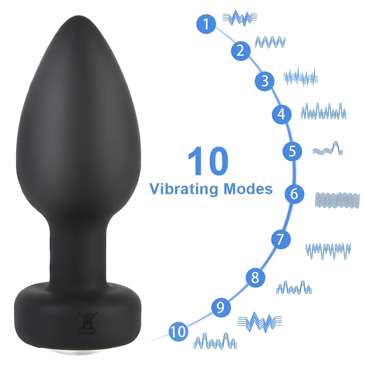 Sexy Toys Anal Plug Butt Vibrator Women/Men Soft Silicone Erotic Anal Plug Training Adults Sex Toys for Couple Women Gay