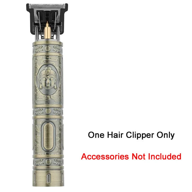 Vintage Cordless Hair Cutting Machine Portable Hair Clipper Electric Hair Trimmer USB Fast Charging Shaver Barber For Hairdresse